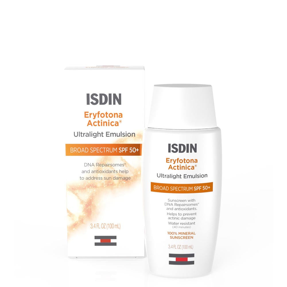 Mineral sunscreen for sensitive skin, Broad spectrum SPF 50 daily sunscreen, Fast-absorbing non-greasy sunscreen, Eryfotona Actinica sun protection, Ultralight sunscreen for face