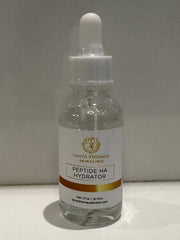 Peptide serum for hydration, Best hyaluronic acid serum for dry skin, Anti-aging serum with peptides and HA, Moisturizing peptide hydrator for smooth skin, Hyaluronic acid and peptide serum for youthful glow